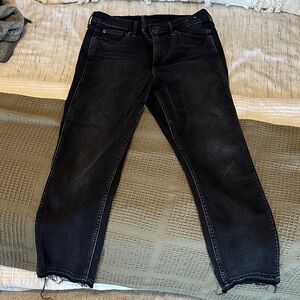 GAP Vintage Slim High Rise Dark Jeans